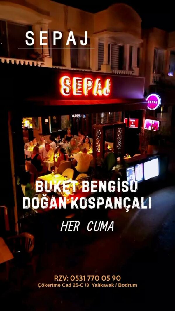 Buket Bengisu ve Doğan Kopsançalı her Cuma akşamı SepajSahne'de.